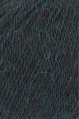 Lang Yarns Baby Alpaca Yarn, 170m / 50g – Petrol Mélange (0088), yarn texture