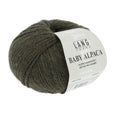Lang Yarns Baby Alpaca Yarn, 170m / 50g – Dark Olive Mélange (0198)