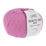 Lang Yarns Merino 200 Bébé Yarn, 203m / 50g – Pink (0319)