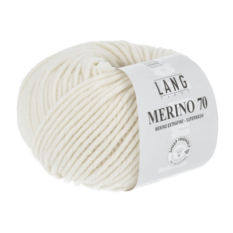 Lang Yarns Merino 70 – 50g / 70m – Offwhite (0094)