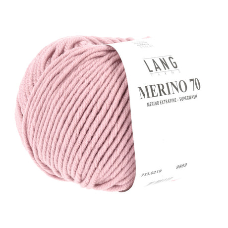 Lang Yarns Merino 70 – 50g / 70m – Rosé (0219)