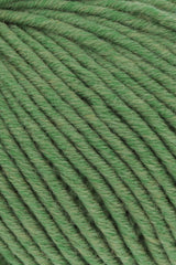Lang Yarns Merino 70 – 50g / 70m – Green Mélange (0317) – detail