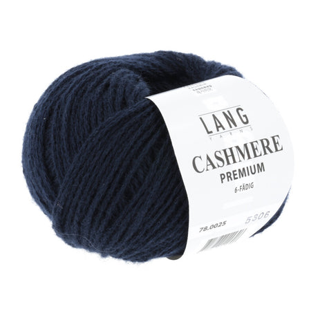 Lang Yarns Cashmere Premium Yarn, 115m / 25g – Navy (0025)