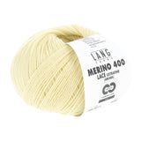 Lang Yarns Merino 400 Lace – 25g / 200m – Babyyellow (0012)