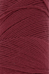 Lang Yarns Jawoll Yarn, 190m / 50g – Burgundy (0061), yarn texture