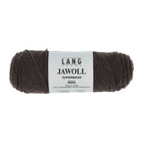 Lang Yarns Jawoll Yarn, 190m / 50g – Dark Brown (0067)