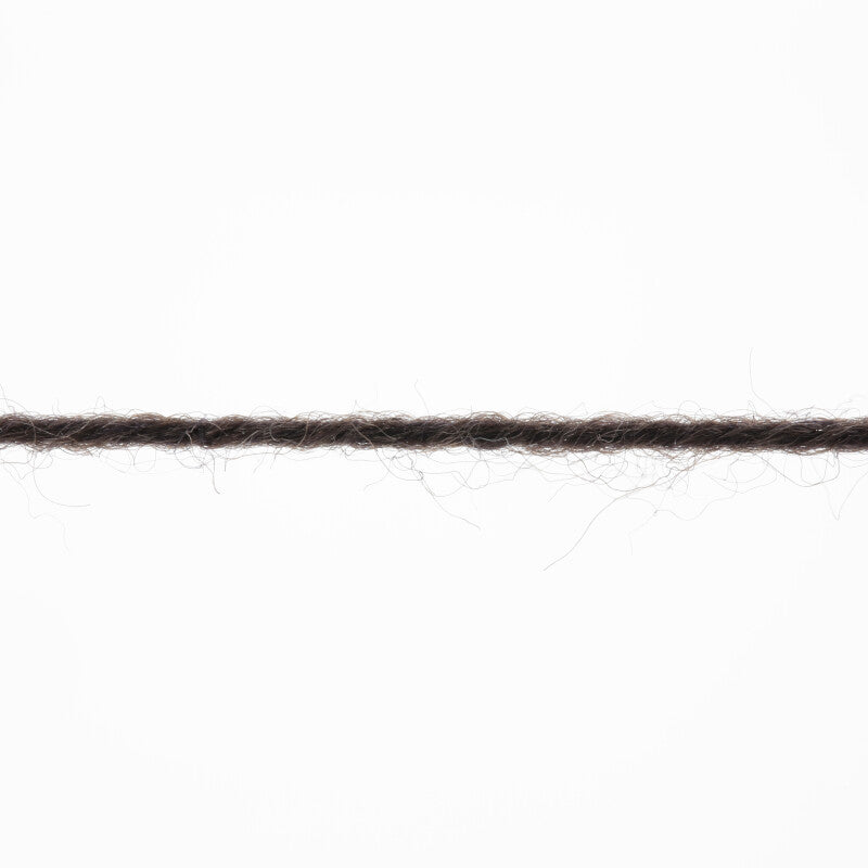 Lang Yarns Jawoll Yarn, 190m / 50g – Dark Brown (0067), yarn strand