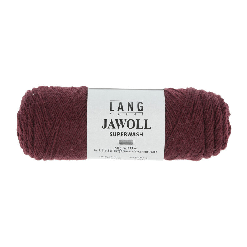 Lang Yarns Jawoll Yarn, 190m / 50g – Bordeaux (0084)