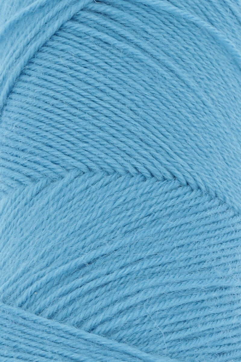 Lang Yarns Jawoll Yarn, 190m / 50g – Blue (0110), yarn texture
