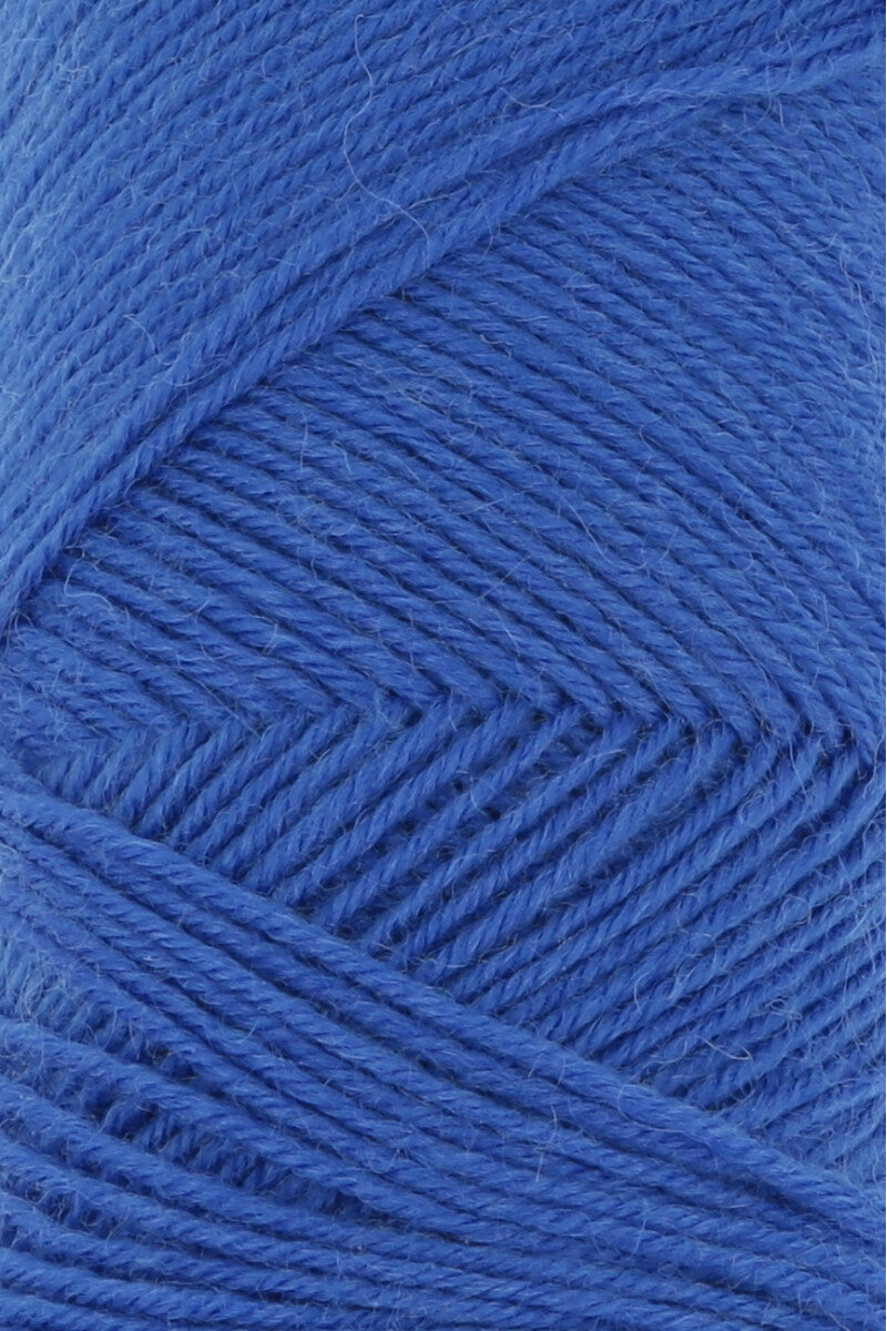 Lang Yarns Jawoll Yarn, 190m / 50g – Persian Blue (0210), yarn texture
