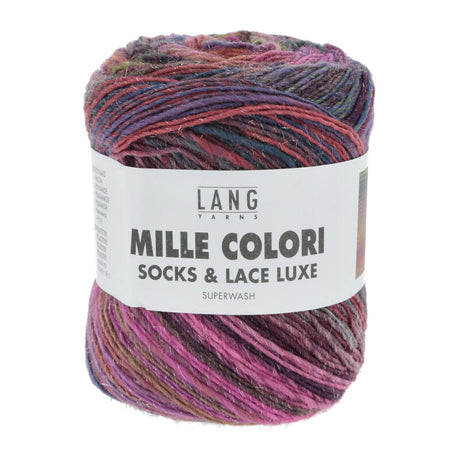 Lang Yarns Mille Colori Socks & Lace Luxe – 100g / 400m – Multicolour (0206)