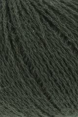 Lang Yarns Cashmere Lace – 25g / 165m – Dark Green (0118) – detail