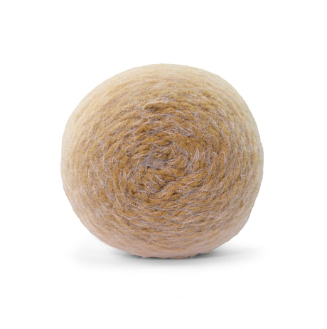 Círculo Marfim – Acrylic Gradient Cake Yarn (400 m / 200 g) - creme yarn ball on a white background