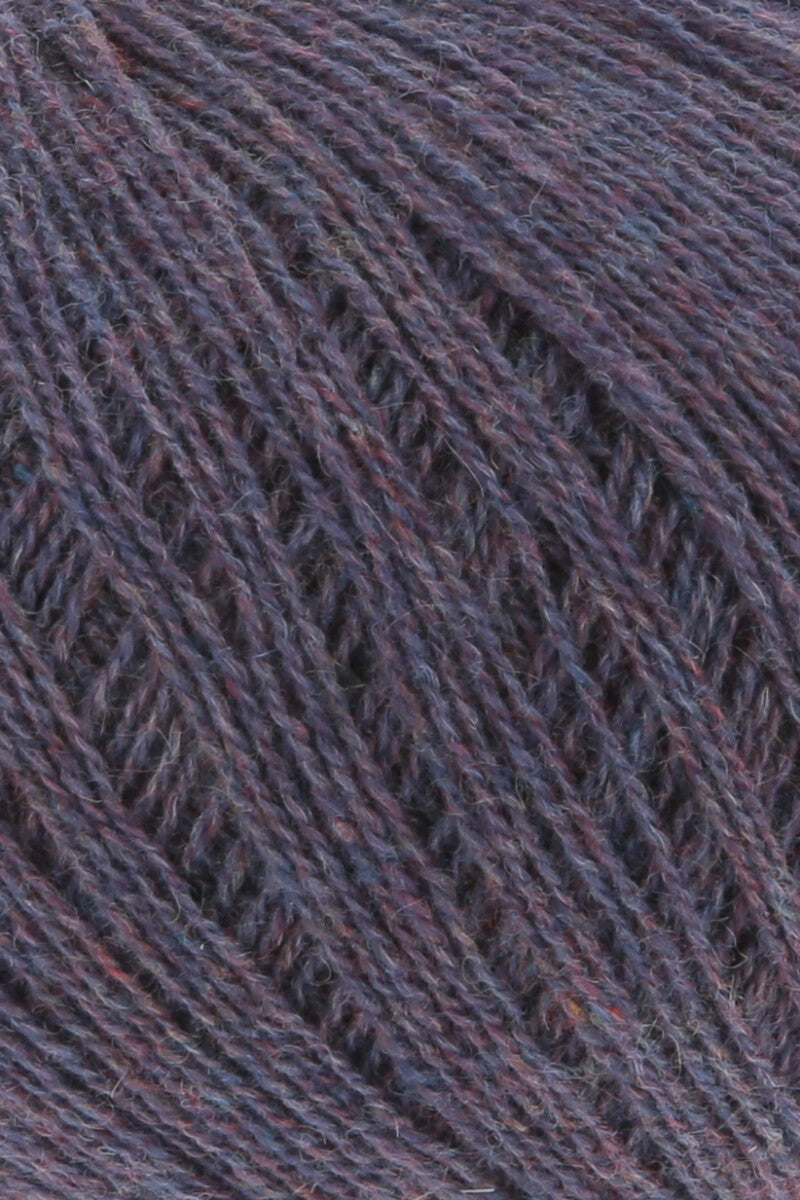 Lang Yarns Cashmere Extra Lace – 25g / 320m – Dark Purple Mélange (0290) – C view