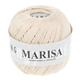 Lang Yarns Marisa – 100% Egyptian cotton yarn, 50g/210m – Egg White (0002)