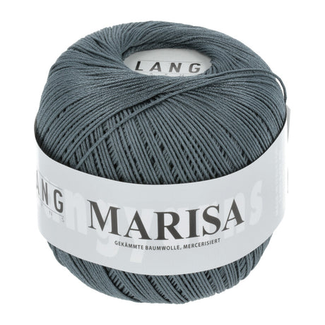 Lang Yarns Marisa – 100% Egyptian cotton yarn, 50g/210m – Dark Grey (0070)