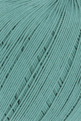 Lang Yarns Marisa – 100% Egyptian cotton yarn, 50g/210m – Petrol (0088) – detail