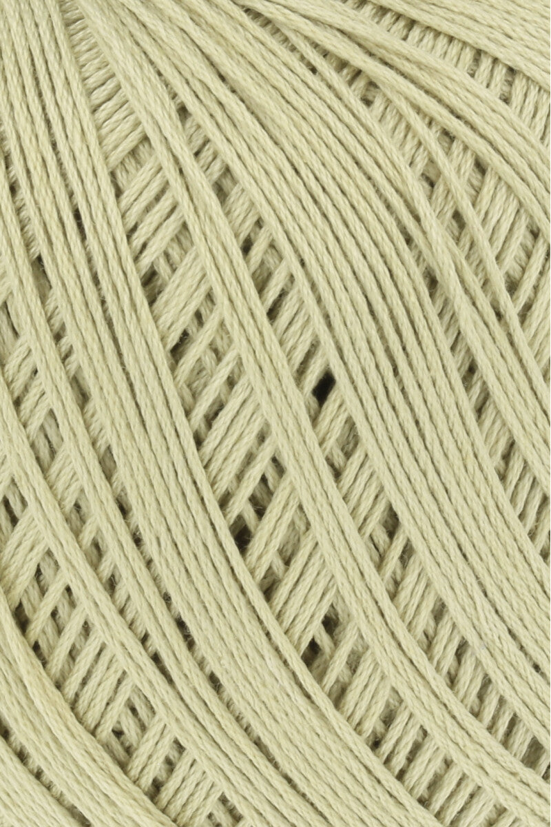 Lang Yarns Marisa – 100% Egyptian cotton yarn, 50g/210m – Light Olive (0092) – detail