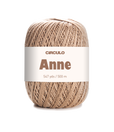 Circulo ANNE - 100% mercerized Cotton Yarn, 500m / 147g - Ball of yarn with 'Circulo Anne' label on a white background