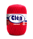 RCirculo Clea 100% Cotton Yarn, 1000m/151 gr - ed ball of yarn with Cleá label on a white background