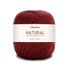 Circulo Natural Cotton Maxcolor (Barroco) 4/4 100% Cotton Yarn for Crochet and Knitting, 338m/200g - Leo Hobby -  Red ball of yarn with a white label on a white background