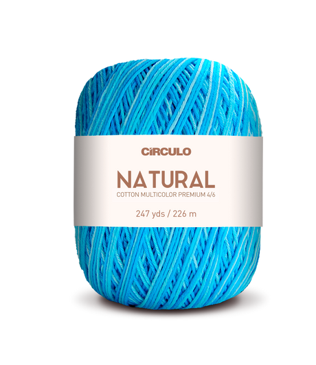 Círculo Barroco Multicolor Premium 4/6 – Fil de coton brésilien (226m / 200g)