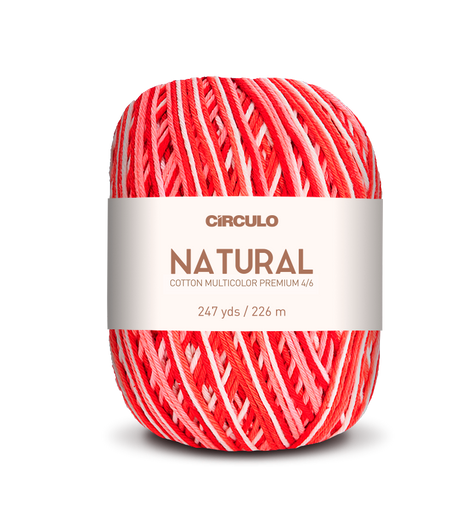 Círculo Barroco Multicolor Premium 4/6 – Fil de coton brésilien (226m / 200g)