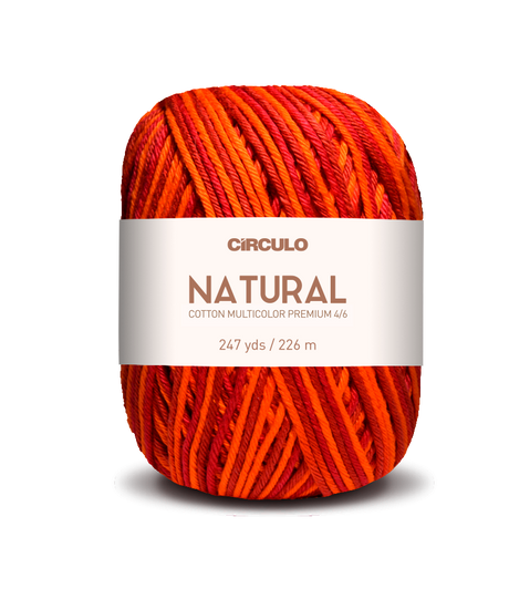 Círculo Barroco Multicolor Premium 4/6 – Fil de coton brésilien (226m / 200g)