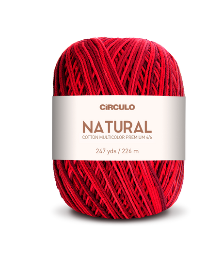 Círculo Barroco Multicolor Premium 4/6 – Fil de coton brésilien (226m / 200g)