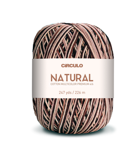 Círculo Barroco Multicolor Premium 4/6 – Fil de coton brésilien (226m / 200g)
