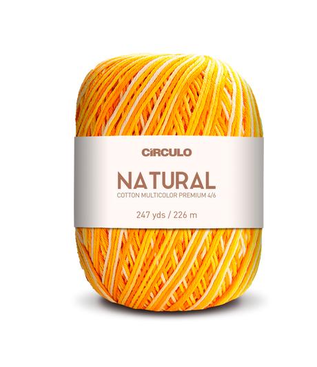 Círculo Barroco Multicolor Premium 4/6 – Fil de coton brésilien (226m / 200g)