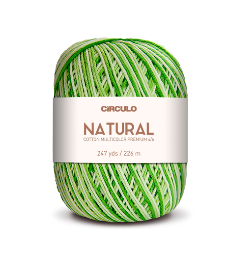 Círculo Barroco Multicolor Premium 4/6 – Fil de coton brésilien (226m / 200g)