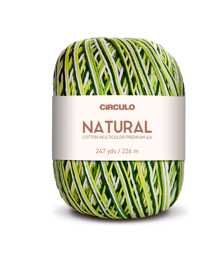 Círculo Barroco Multicolor Premium 4/6 – Fil de coton brésilien (226m / 200g)