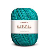 Yarn art with Circulo Barroco Multicolor skeins.