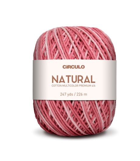 Círculo Barroco Multicolor Premium 4/6 – Fil de coton brésilien (226m / 200g)