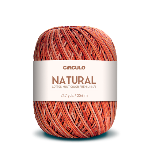 Círculo Barroco Multicolor Premium 4/6 – Fil de coton brésilien (226m / 200g)
