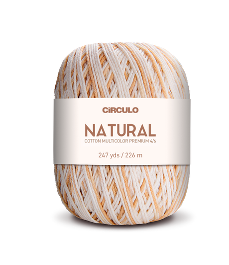 Círculo Barroco Multicolor Premium 4/6 – Fil de coton brésilien (226m / 200g)