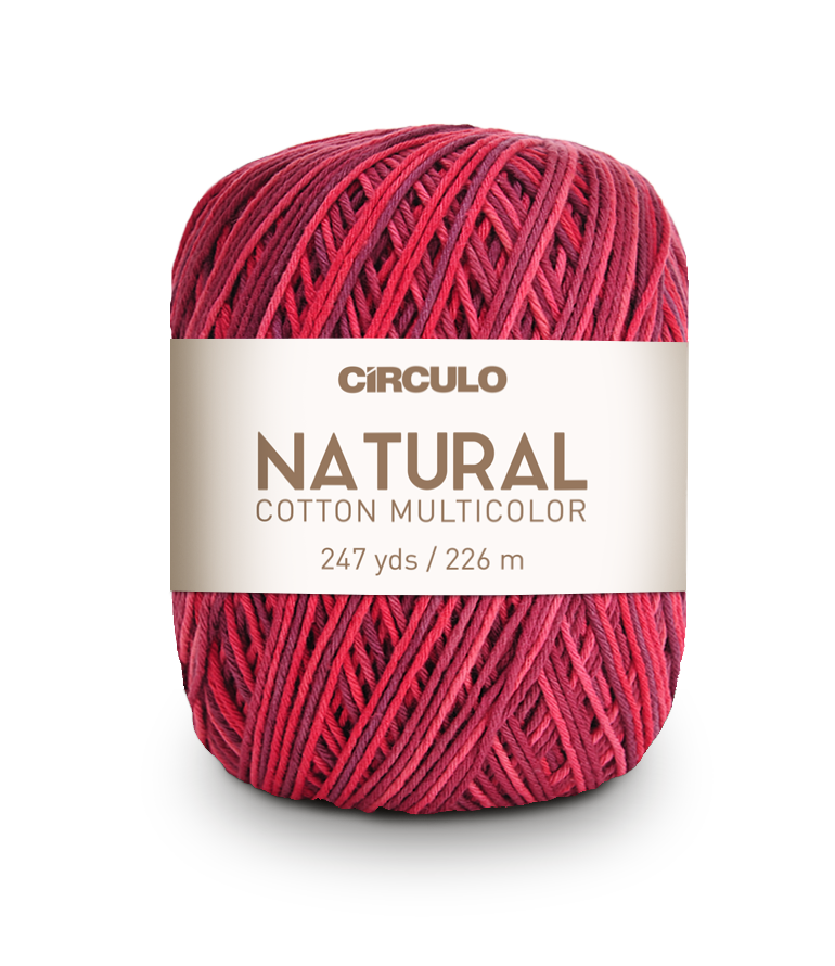 Círculo Natural Cotton Multicolor 4/6 – Cotton Yarn (226 m / 200 g)