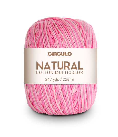 Círculo Natural Cotton Multicolor 4/6 – Bombažna preja (226 m / 200 g)