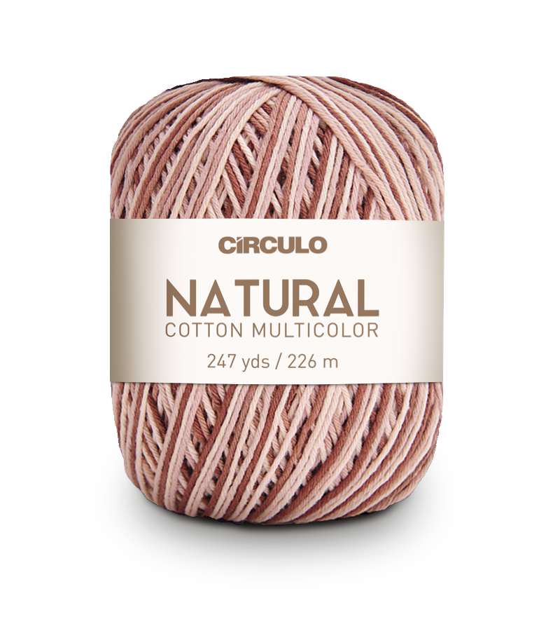 Círculo Natural Cotton Multicolor 4/6 – Cotton Yarn (226 m / 200 g)