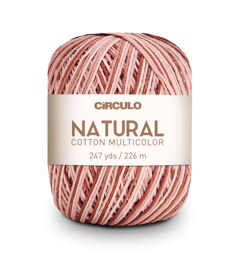 Círculo Natural Cotton Multicolor 4/6 – Bombažna preja (226 m / 200 g)
