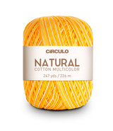 Círculo Natural Cotton Multicolor 4/6 – Cotton Yarn (226 m / 200 g)
