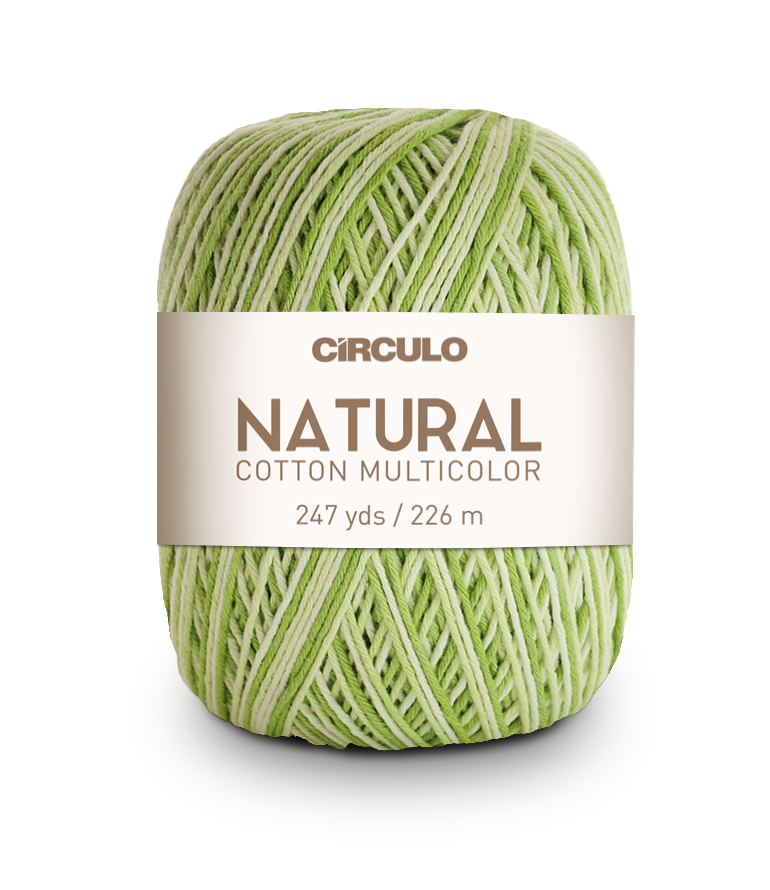Círculo Natural Cotton Multicolor 4/6 – Cotton Yarn (226 m / 200 g)