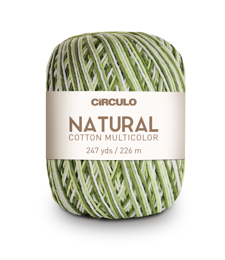 Círculo Natural Cotton Multicolor 4/6 – Cotton Yarn (226 m / 200 g)