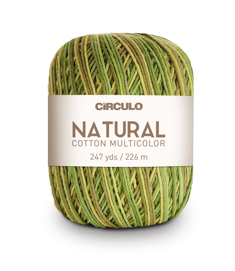 Círculo Natural Cotton Multicolor 4/6 – Cotton Yarn (226 m / 200 g)