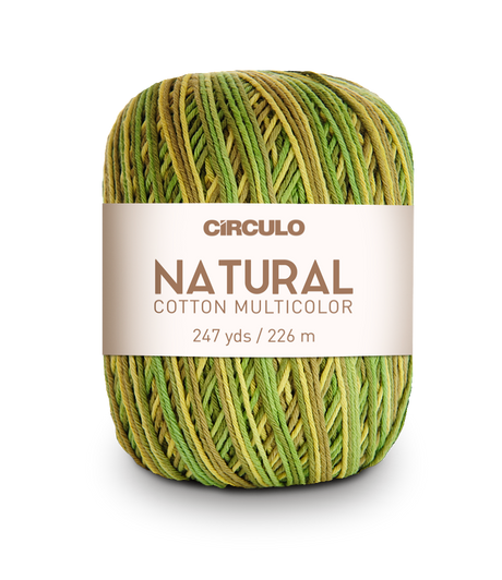 Círculo Natural Cotton Multicolor 4/6 – Bombažna preja (226 m / 200 g)