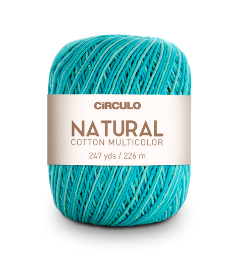 Círculo Natural Cotton Multicolor 4/6 – Bombažna preja (226 m / 200 g)