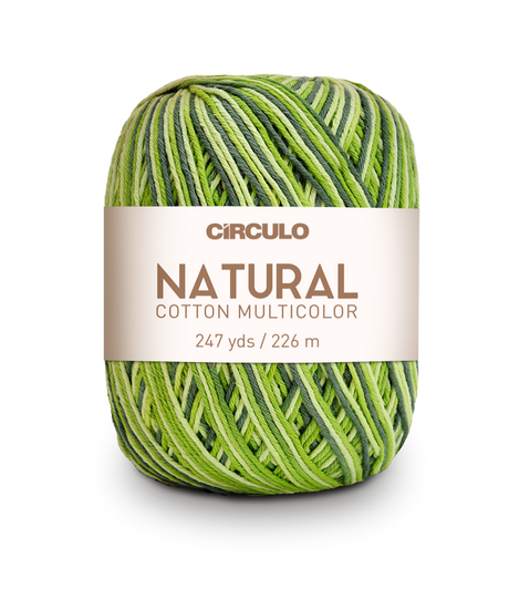 Círculo Natural Cotton Multicolor 4/6 – Bombažna preja (226 m / 200 g)