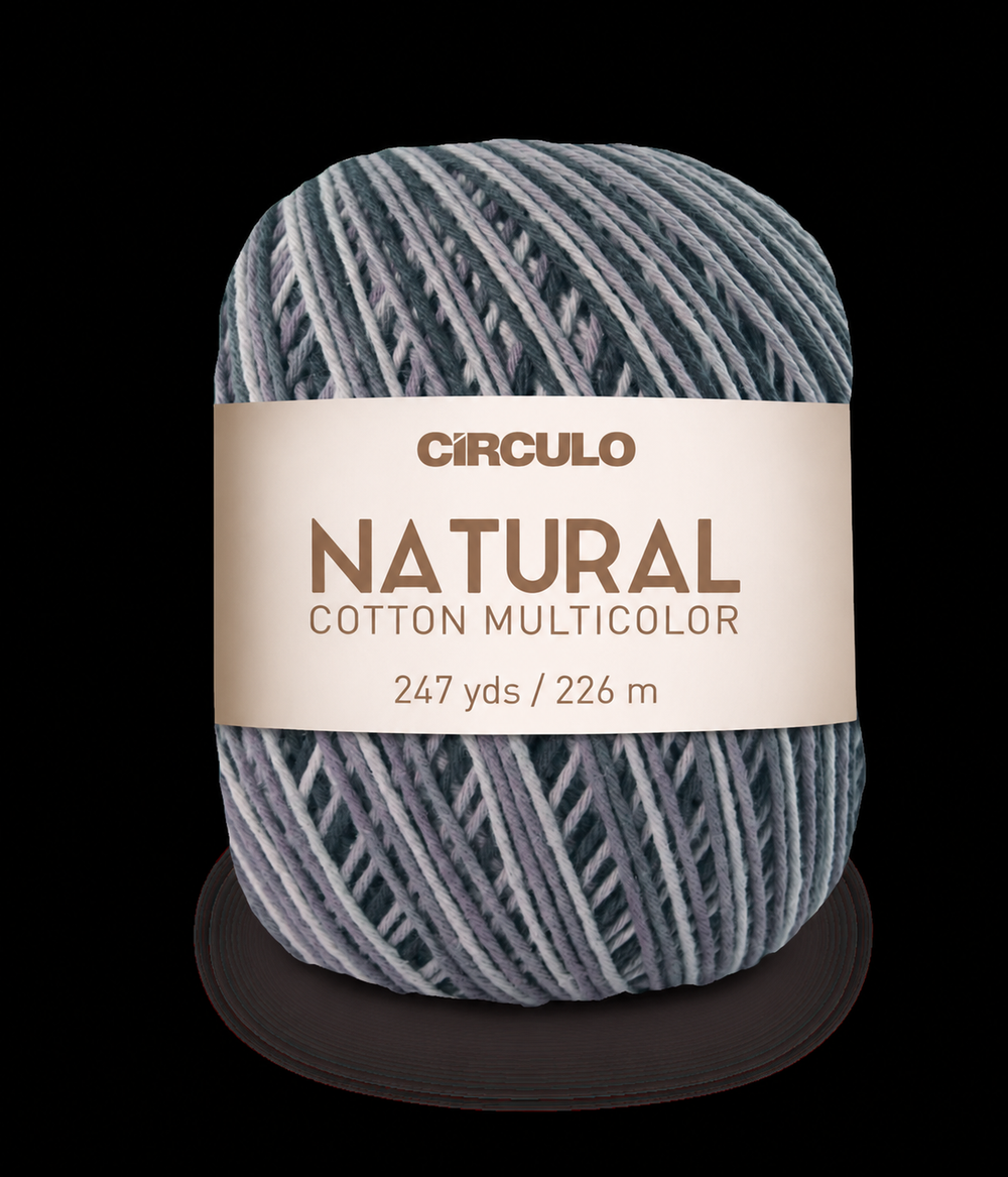 Círculo Natural Cotton Multicolor 4/6 – Cotton Yarn (226 m / 200 g)