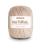 Círculo Natural Cotton Multicolor 4/6 – Cotton Yarn (226 m / 200 g)